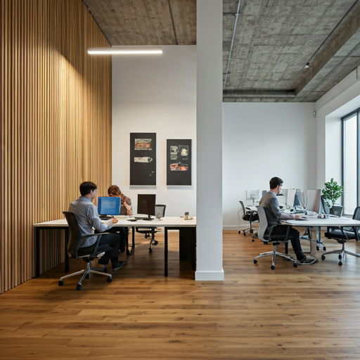 Office team working
